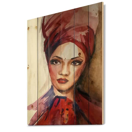 Designart - Portrait of Young Afro American Woman I